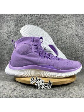 Under Armour Curry 4 Flotro Vivid Lilac Size 15 Men Basketball 3024861-500